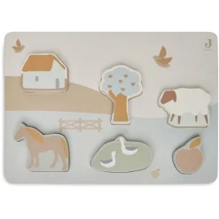 Jollein Holz Puzzle Farm 6 Teile
