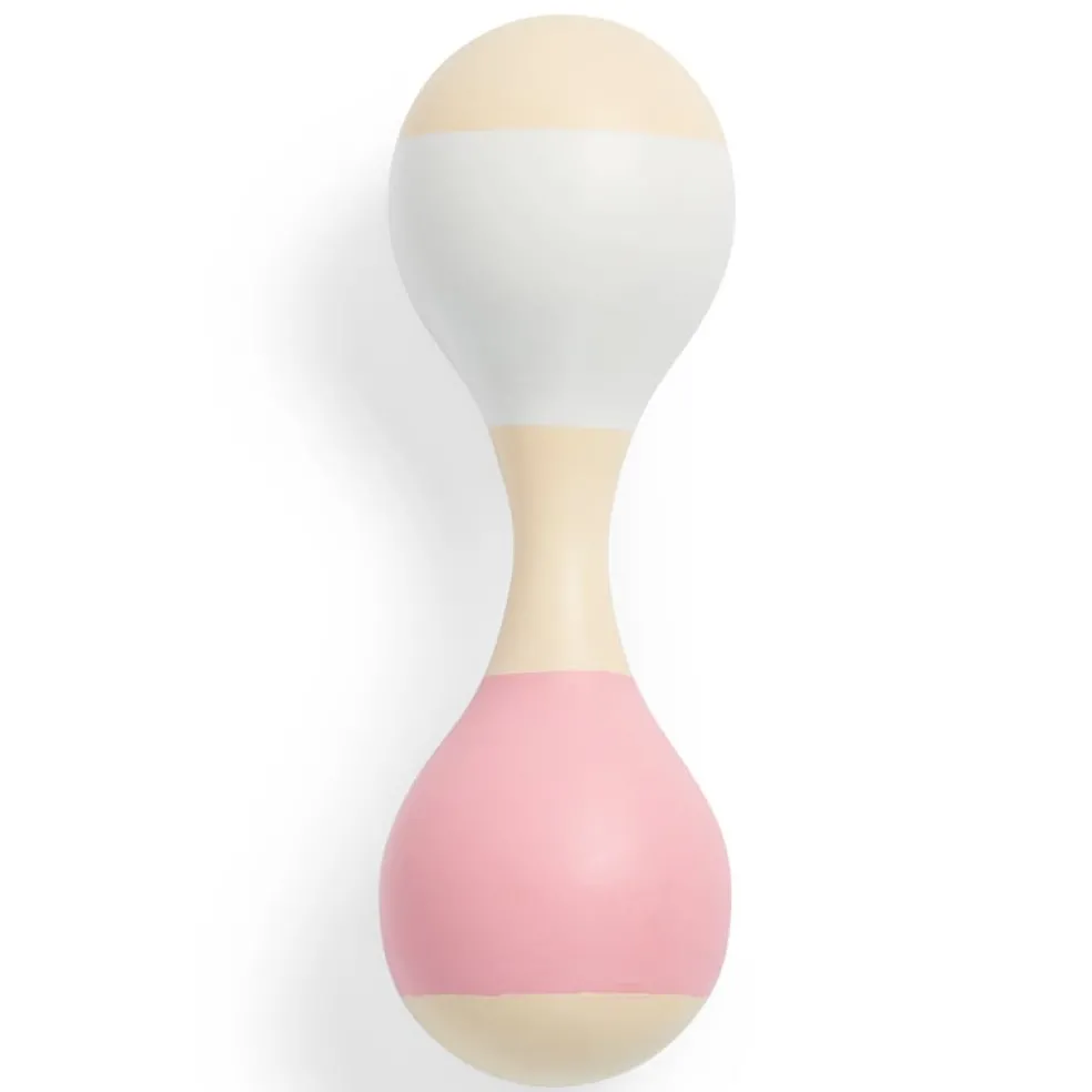 Jollein Holz Rassel Maracas Rosa
