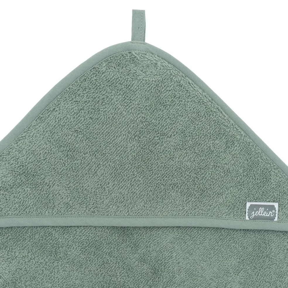 Jollein Kapuzenhandtuch Ash Green Grün