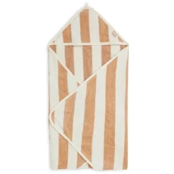 Jollein Kapuzenhandtuch Stripe Biscuit Beige