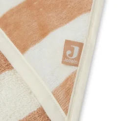 Jollein Kapuzenhandtuch Stripe Biscuit Beige