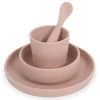 Jollein Kindergeschirr Rosa Silikon Pale Pink