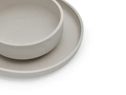 Jollein Kindergeschirr Silikon Nougat 4-Teilig