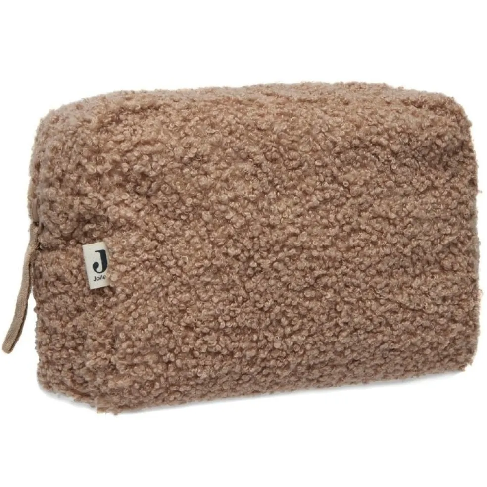 Jollein Kosmetiktasche Boucle Biscuit Braun