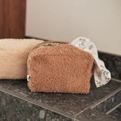 Jollein Kosmetiktasche Boucle Biscuit Braun