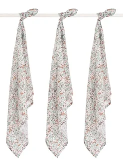 Jollein Mulltücher Bloom 70x70 cm 3er Pack
