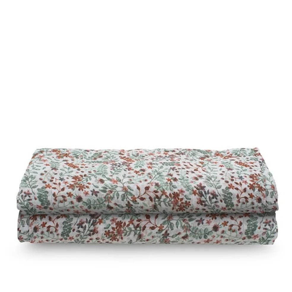 Jollein Mulltücher Bloom 115x115 cm 2er Pack