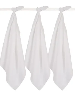 Jollein Mulltücher Weiß 70x70 cm 3er Pack
