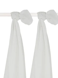 Jollein Mulltücher Weiß 115x115 cm 2er Pack