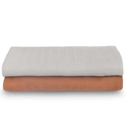 Jollein Mullwindeln Bambus Karamell 115x115 cm 2er Pack