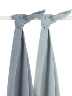 Jollein Mullwindeln Bambus Grau 115x115 cm 2er Pack