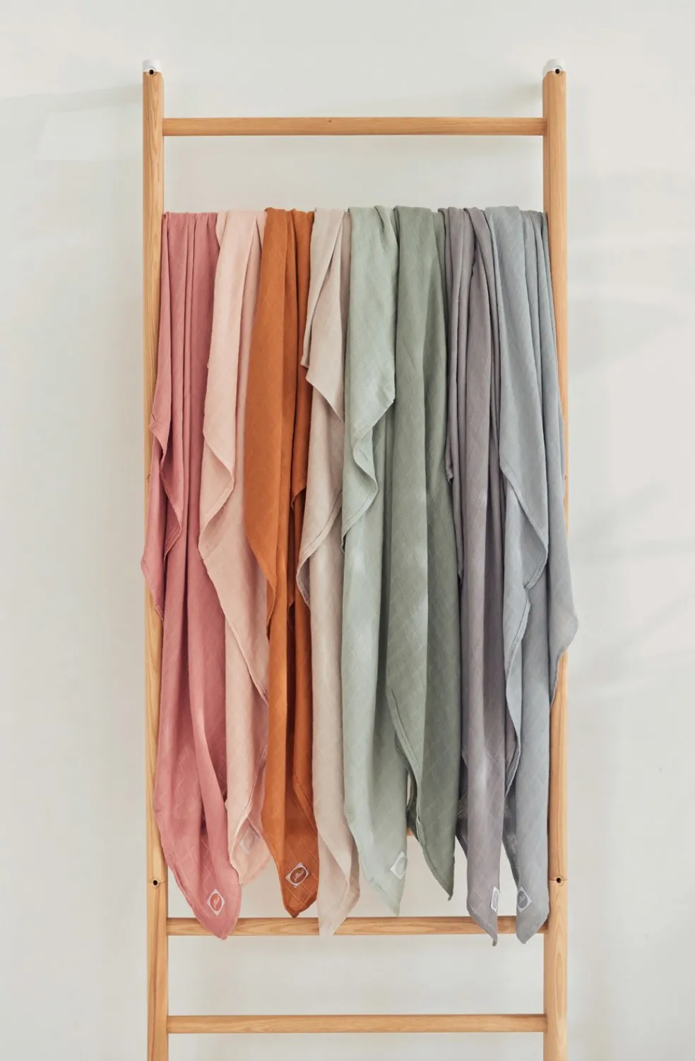 Jollein Mullwindeln Bambus Grau 115x115 cm 2er Pack