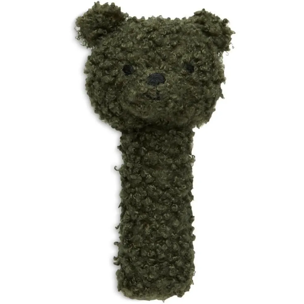 Jollein Rassel Teddybär Grün
