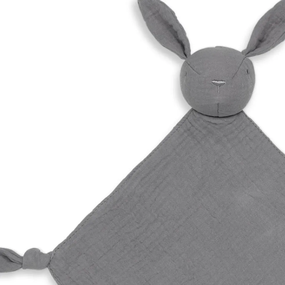Jollein Schnullertuch Bunny Ears Storm Grey