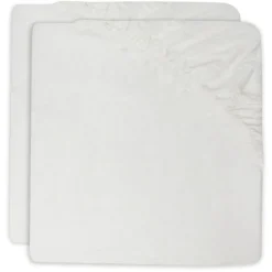 Jollein Spannbettlaken Jersey Wiege 40/50x80/90cm 2 Stück