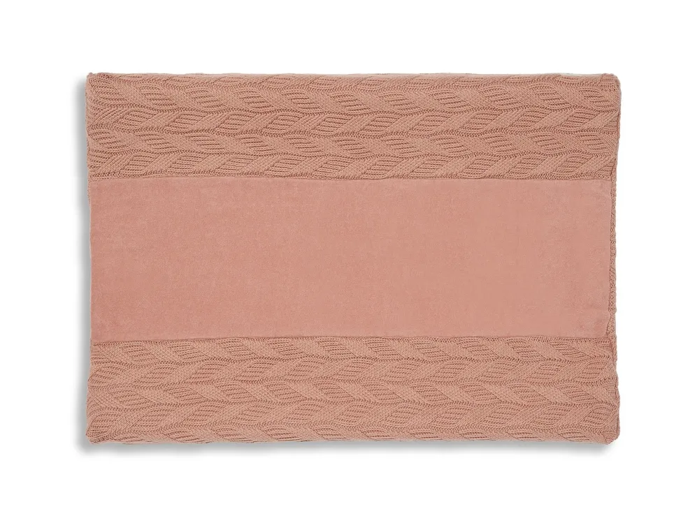 Jollein Wickelauflagenbezug Spring Knit Rosewood
