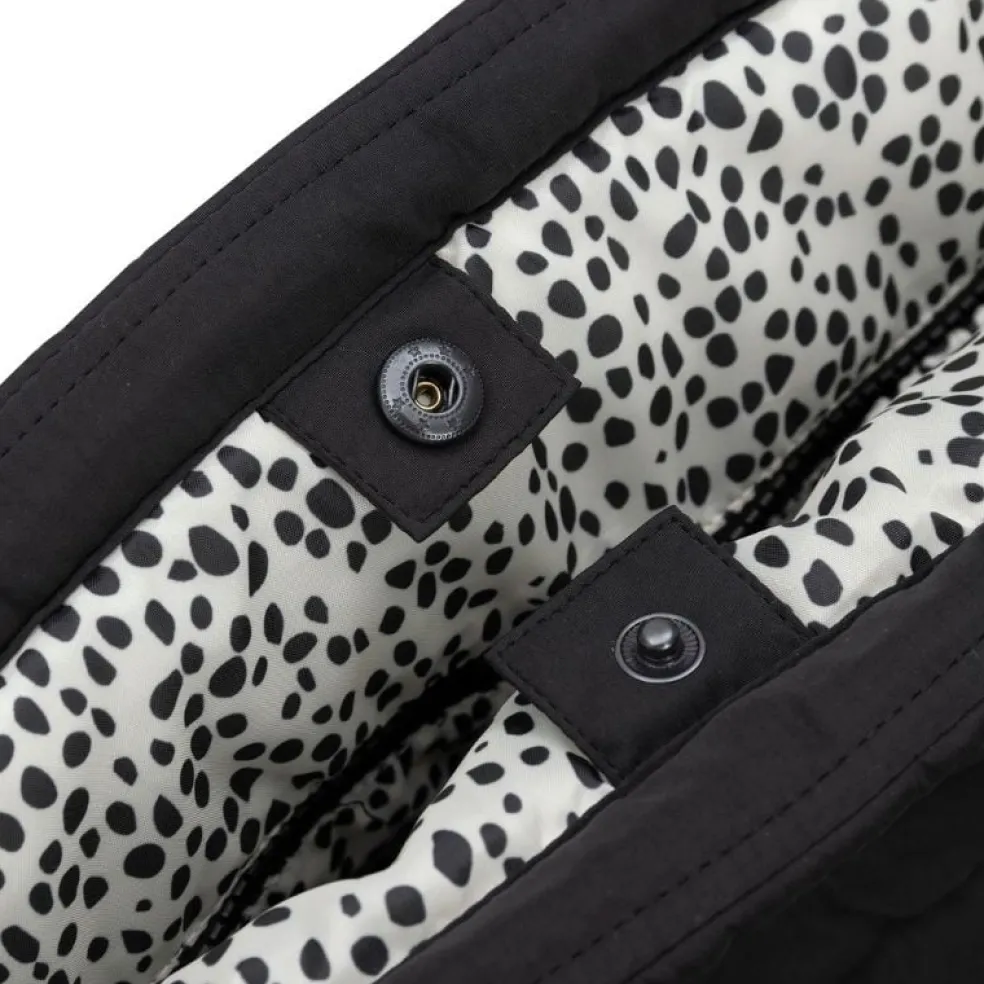 Jollein Wickeltasche Puffed Bag Schwarz