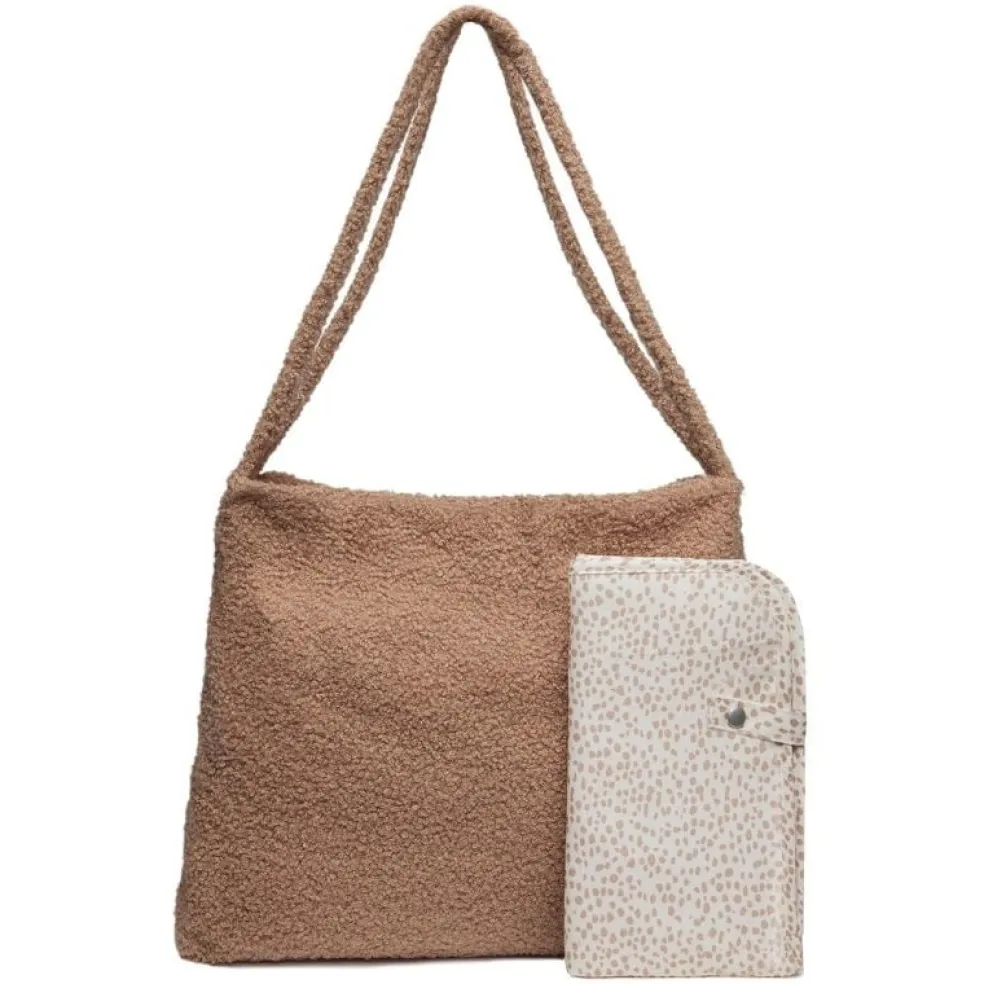 Jollein Wickeltasche Shopper Boucle Biscuit