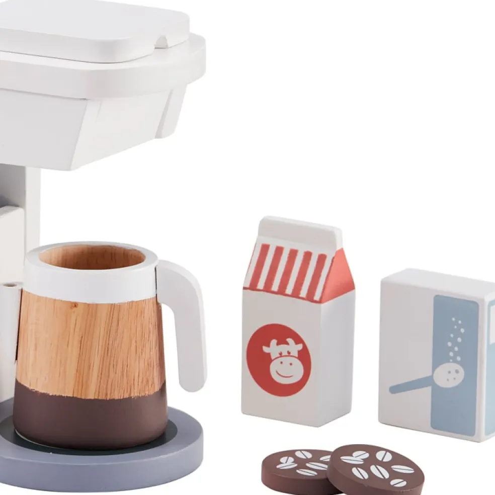 Kids Concept Kaffeemaschine Bistro Holz weiß 1000262