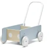 Kids Concept Lauflernwagen Blau-Grau