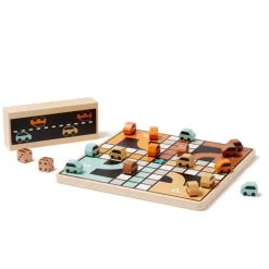 Kids Concept Ludo Spiel Autos Holz 1000602