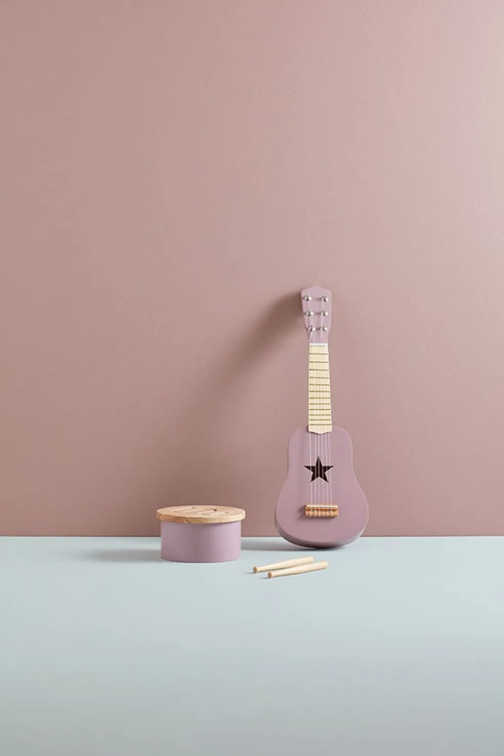 Kids Concept Trommel Lila Holz