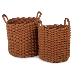 KidsDepot Aufbewahrungskorb-Set Korbo Kupfern L