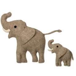 KidsDepot Olli Wanddeko Elefanten Grau