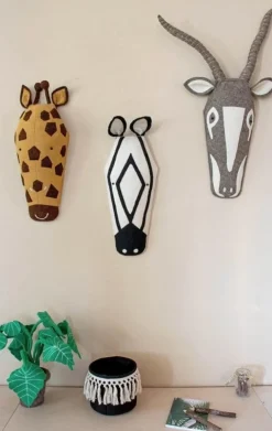 KidsDepot Plüschtierkopf Antilope Kaio