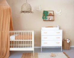 KidsDepot Vogel Kikki Beige Wanddekoration