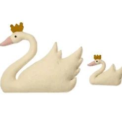 KidsDepot Zafi Wanddekoration Schwäne Beige