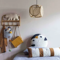 KidsDepot Zierkissen Bella Braun