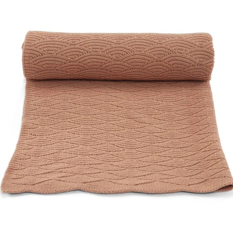 Konges Sløjd Babydecke Pointelle Brush Rosa 100 x 70 cm