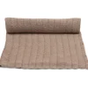 Konges Sløjd Babydecke Pointelle Deux Brown Melange 100 x 70 cm