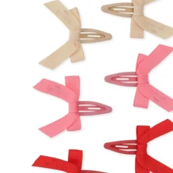 Konges Sløjd Haarspange Schleifen Rosa 6er Set