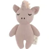 Konges Sløjd Mini Unicorn Kuscheltier Rassel Rosa