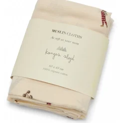 Konges Sløjd Mulltuch-Set Strong Man Beige 3er Pack