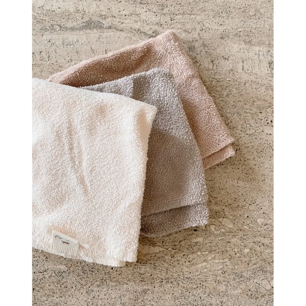 Konges Sløjd Waschlappen Shades of Sand 3er-Pack