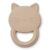 Liewood Beißring Gemma Katze Rosa