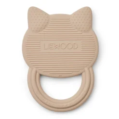 Liewood Beißring Gemma Katze Rosa