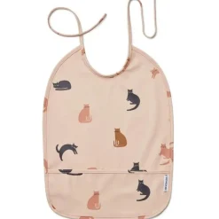 Liewood Lätzchen Lai Katzen Beige