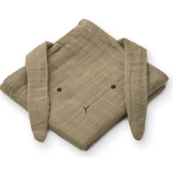 Liewood Mulltuch-Set Hannah Oat Beige 2er Pack