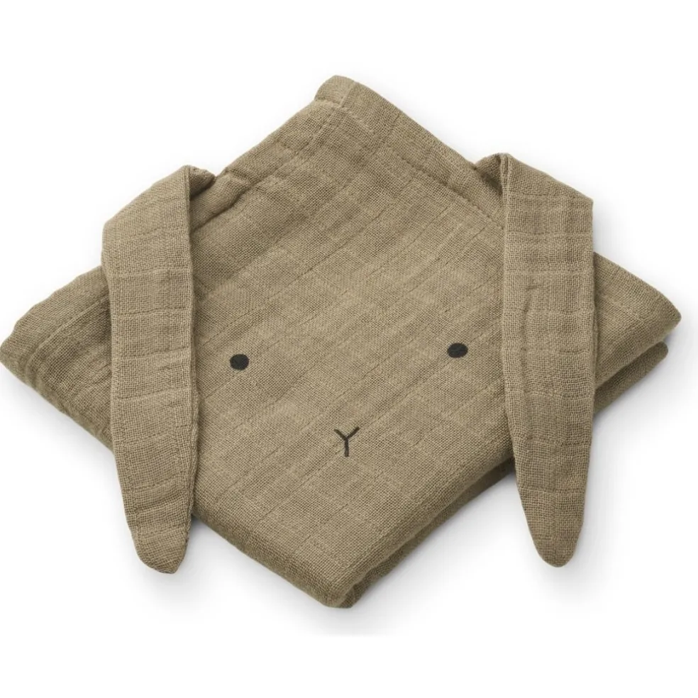 Liewood Mulltuch-Set Hannah Oat Beige 2er Pack
