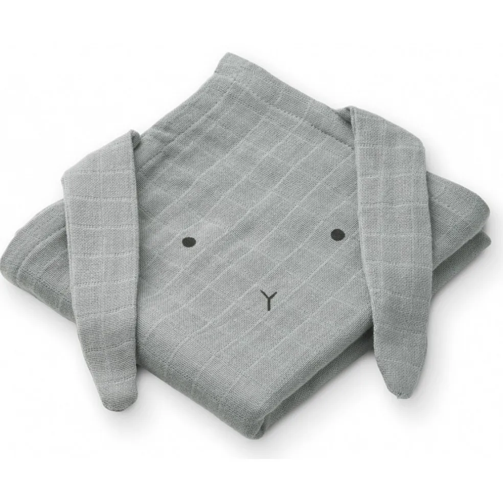 Liewood Mulltuch-Set Hannah Blau