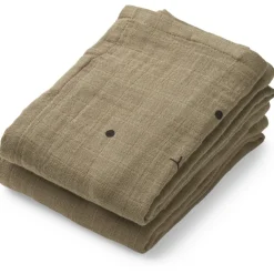 Liewood Mulltuch-Set Hannah Oat Beige 2er Pack