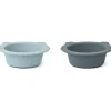 Liewood Saugnapfschüssel Peony Sea Blue 2er-Set