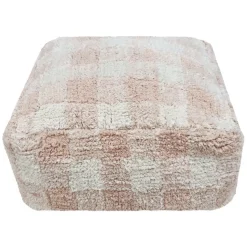 Lorena Canals Pouf Vichy Rosa Little Chefs