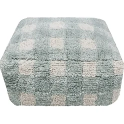 Lorena Canals Pouf Vichy Blau Little Chefs