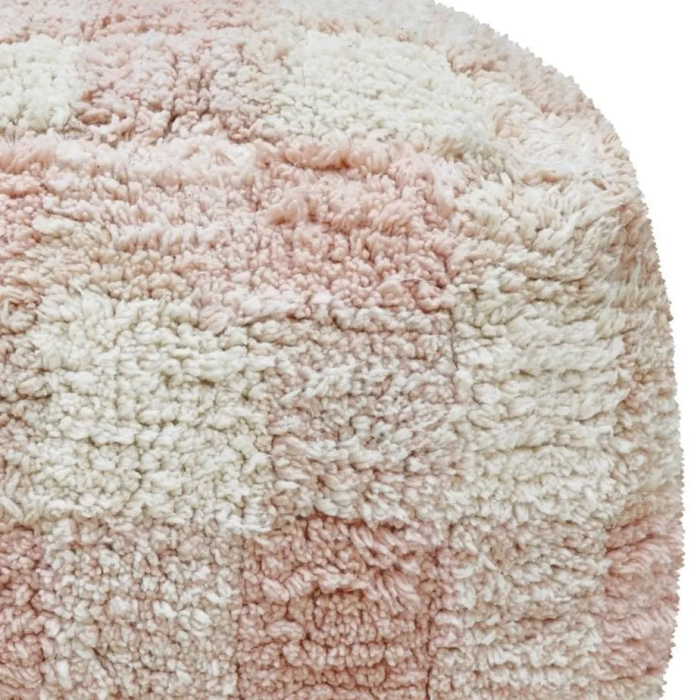Lorena Canals Pouf Vichy Rosa Little Chefs