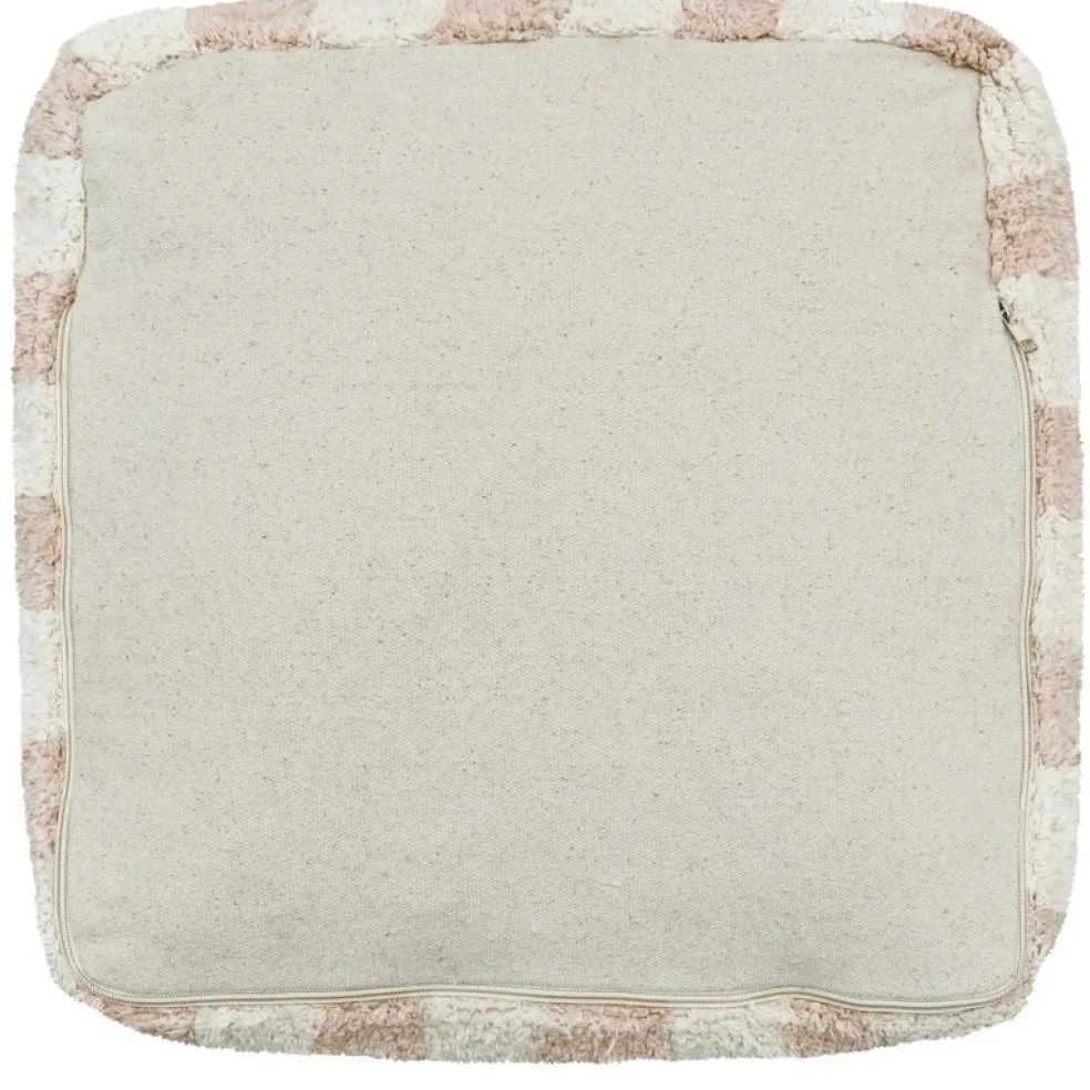Lorena Canals Pouf Vichy Rosa Little Chefs
